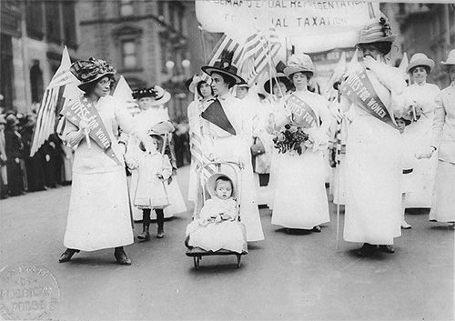 Kampf der Suffragetten, Quelle: https://de.wikipedia.org/wiki/Suffragetten
